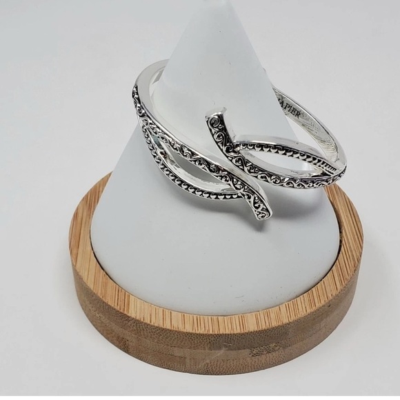 Napier Silver Bracelet with Intricate Design - Picture 2 of 4